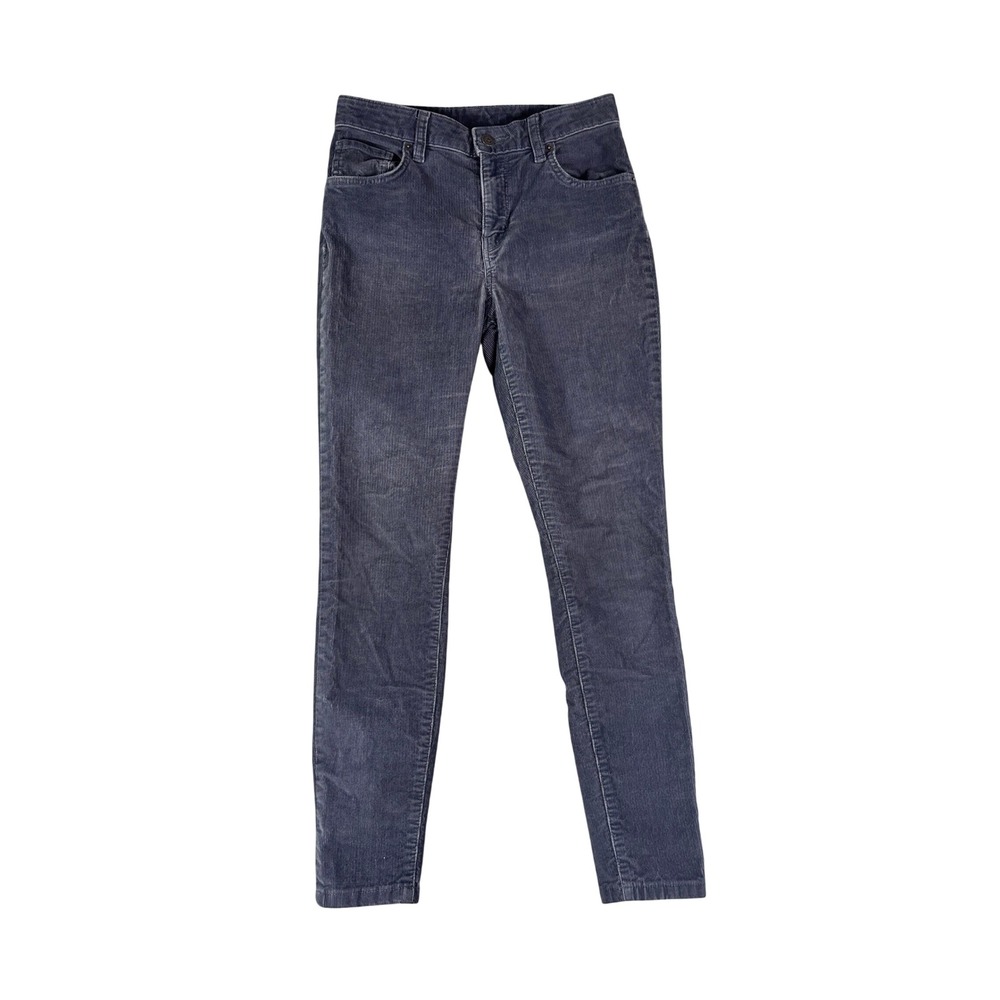 Patagonia Womens Organic Cotton Corduroy Slim Pants Charcoal Gray Size 26